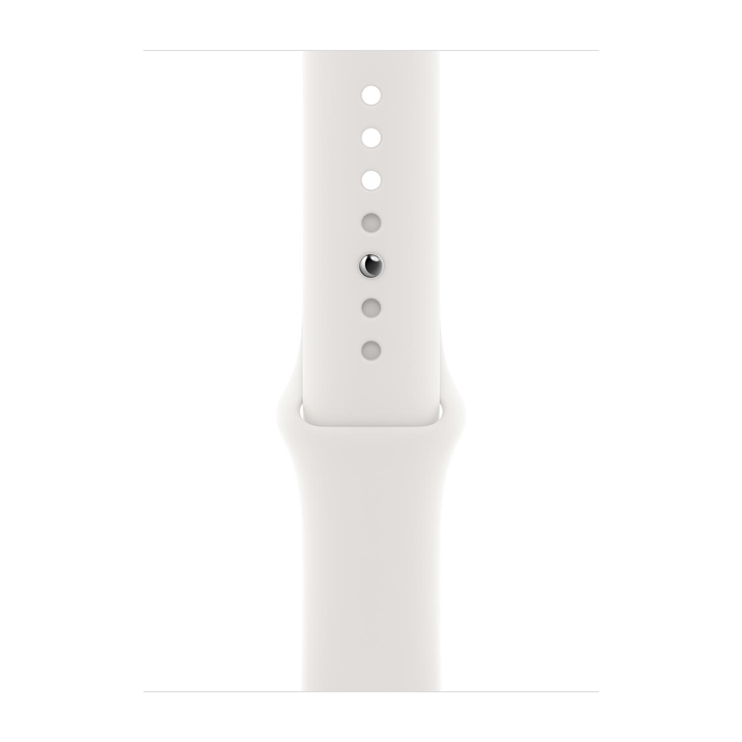 Apple Pasek sportowy  w kolorze białym do koperty 38mm / 40mm / 41mm / 42mm - rozmiar S/M/L