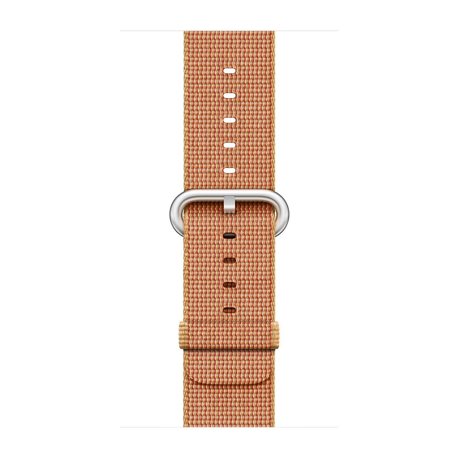 Apple Pasek nylonowy w kolorze złotym/czerwonym do koperty 38mm / 40mm / 41mm / 42mm - rozmiar S/M