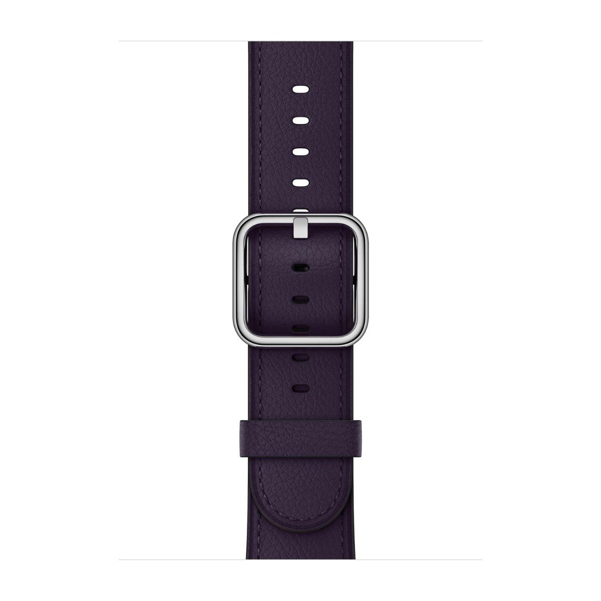 Apple Skórzany pasek z klamrą klasyczną w kolorze ciemnego bakłażana do koperty 38mm / 40mm / 41mm / 42mm - rozmiar S/M Apple Skórzany pasek z klamrą klasyczną w kolorze ciemnego bakłażana do koperty 38mm / 40mm / 41mm / 42mm - rozmiar S/M
