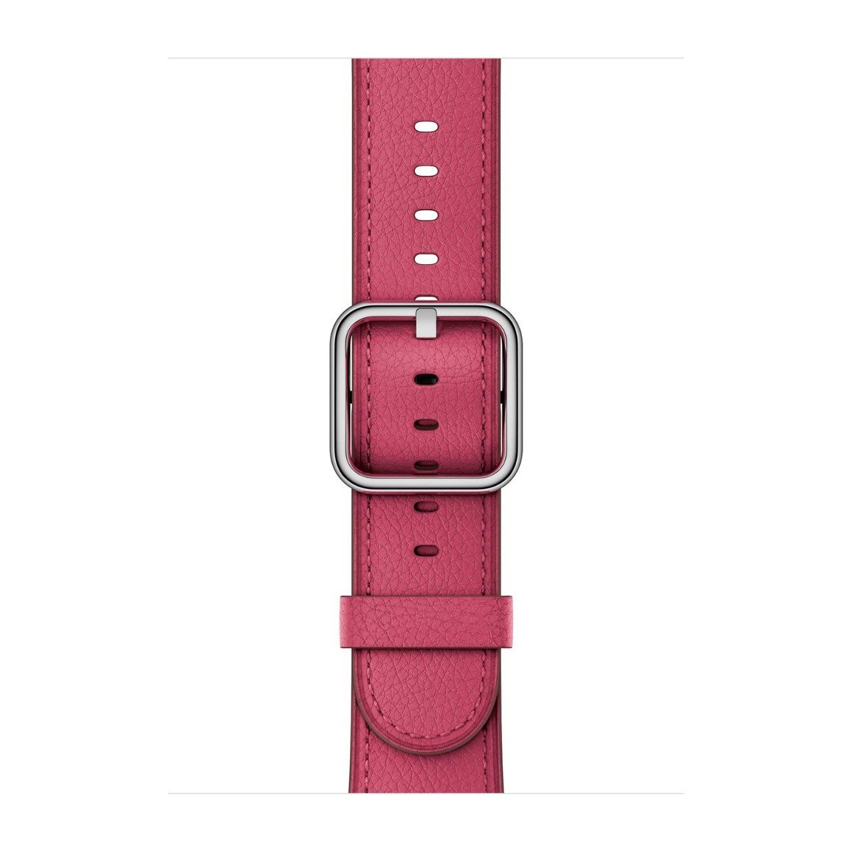 Apple Skórzany pasek z klamrą klasyczną w kolorze różowym do koperty 38mm / 40mm / 41mm / 42mm - rozmiar S/M