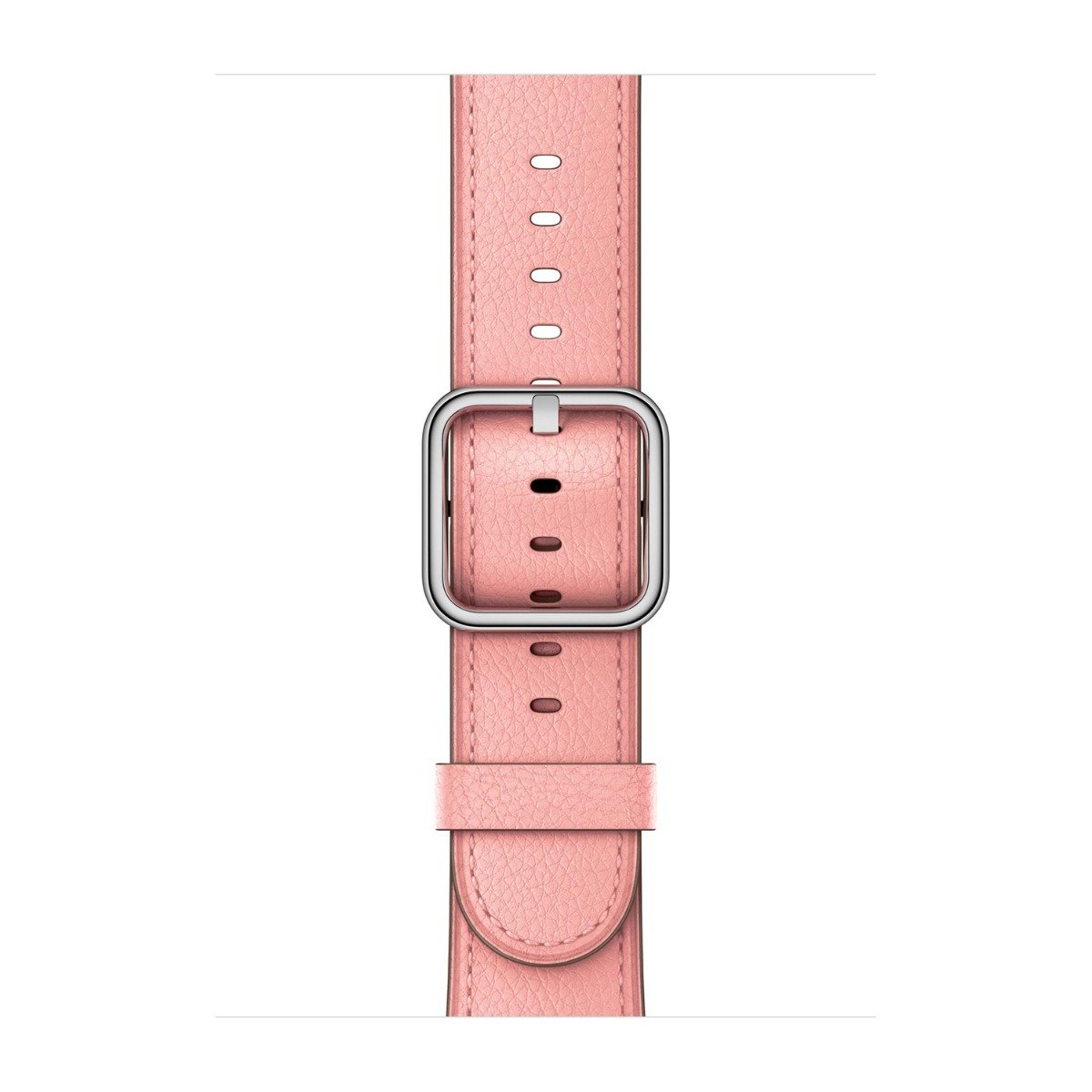 Apple Skórzany pasek z klamrą klasyczną w kolorze delikatnego różu do koperty 42mm / 44mm / 45mm / 46mm / 49mm - rozmiar M/L