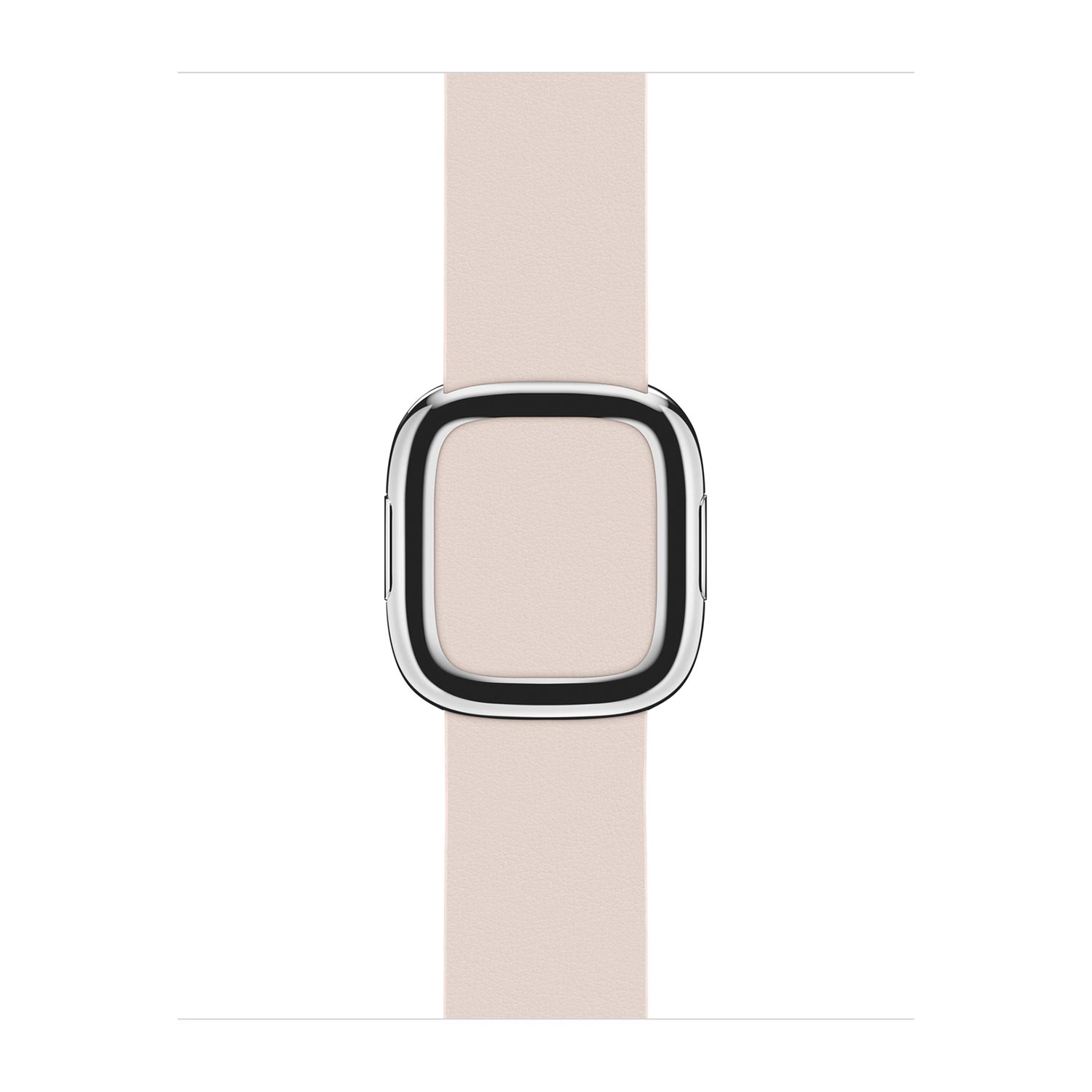 Apple Pasek z klamrą nowoczesną w kolorze delikatnego różu do koperty 38mm / 40mm / 41mm / 42mm - rozmiar L