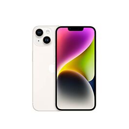 【softman】Apple iPhone 14 128GB スターライト Apple iPhone 14 128GB Księżycowa poświata (Starlight) - MPUR3PX/A