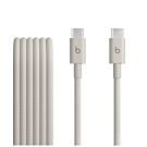 Apple Beats Pleciony przewód USB-C na USB-C (1,5m) - Błyskawiczny beż - MDGD4ZM/A