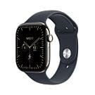 Apple Watch Series 12 GPS + Cellular Koperta 46mm z Tytanu w kolorze Naturalnym z Paskiem sportowym w kolorze Granatu - S/M - MJGM4MP/A