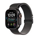 Apple Watch Ultra 4 GPS + Cellular Koperta 49mm z Tytanu w kolorze Czarnym z Bransoletą mediolańską z tytanu w kolorze Czarnym - M - MJAV4QP/A