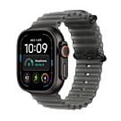 Apple Watch Ultra 4 GPS + Cellular Koperta 49mm z Tytanu w kolorze Czarnym z Paskiem Ocean w kolorze Półprzezroczystej czerni - MJAY4QP/A