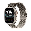Apple Watch Ultra 4 GPS + Cellular Koperta 49mm z Tytanu w kolorze Naturalnym z Bransoletą mediolańską z tytanu w kolorze Naturalnym - L - MJAA4QP/A