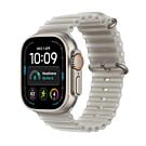 Apple Watch Ultra 4 GPS + Cellular Koperta 49mm z Tytanu w kolorze Naturalnym z Paskiem Ocean w kolorze Półprzezroczystej szarości - MJAD4QP/A