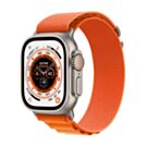 Apple Watch Ultra GPS + Cellular Koperta 49mm z Tytanu z Opaska Alpine w kolorze pomarańczowym - rozmiar M