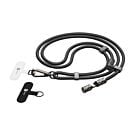 ERPOWER Snake Lanyard Smycz z kablem USB-C do USB-C 240W i blokerem danych 1,5m - Czarna - ERPWSL-BK