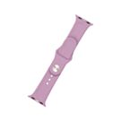 Fixed Silikonowy pasek do Apple Watch 38/40/41mm - Jasno fioletowy