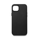 Mujjo Full Leather Case - etui skórzane do iPhone 14 Plus  kompatybilne z MagSafe czarne