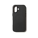 Mujjo Leather Case Etui skórzane do iPhone 17 kompatybilne z MagSafe - Czarne - MUJJOCL060BK