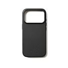 Mujjo Leather Case Etui skórzane do iPhone 17 Pro kompatybilne z MagSafe - Czarne - MUJJOCL061BK