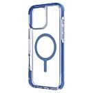 UNIQ Combat Etui do iPhone 16 Plus kompatybilne z MagSafe - Przezroczyste / Niebieskie - Uni001341