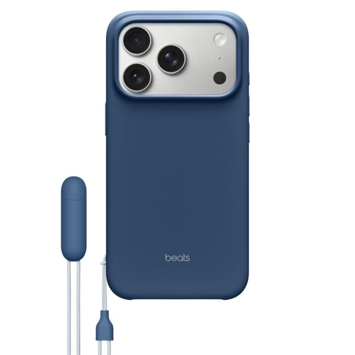 Apple Beats Kickstand etui z podpórką do iPhone 17 Pro/iPhone 18 Pro z MagSafe i panelem Sterowanie aparatem - Granitowy granat - MGTP4LL/A - zdjęcie 1 z 4