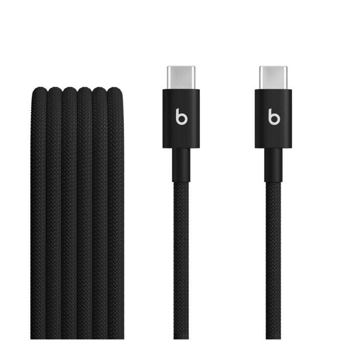 Apple Beats Pleciony przewód USB-C na USB-C (1,5m) - Dynamiczna czerń - MDGA4ZM/A - zdjęcie 1 z 3