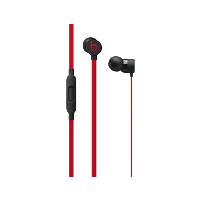 Apple Beats urBeats3 Słuchawki przewodowe ze złączem 3,5mm - Niepokorny czarno-czerwony - MRTU2ZM/A - zdjęcie 1 z 2
