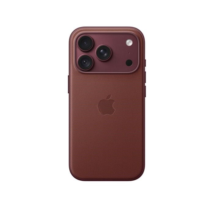 Apple Etui z tkaniny TechWoven z MagSafe do iPhone 18 Pro Max/iPhone 17 Pro Max – Burgund - MKDM4ZM/A - zdjęcie 1 z 5