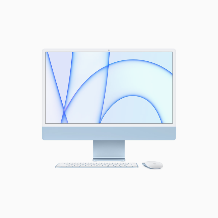 iMac 2021 M1 8GB 256GB ブルー Apple iMac 24 cala 4,5K Retina M1 8-core CPU + 7-core GPU / 8GB