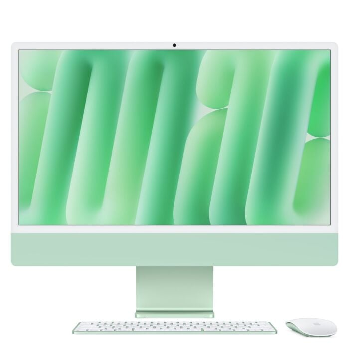 Apple iMac 24" M6 12-core CPU + 12-core GPU / 24GB RAM / 512GB SSD / Magic Keyboard z Touch ID / Magic Mouse / Gigabit Ethernet / Zielony (Green) - MH1G4ZE/A - zdjęcie 1 z 8