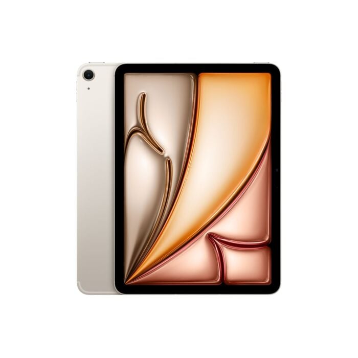 Apple iPad Air 11 M3 128GB Wi-Fi + Cellular (5G) Księżycowa poświata (Starlight) - odnowiony (stan bardzo dobry - ASIS) - Outlet - 4CFX4LL/A/B325 - zdjęcie 1 z 9