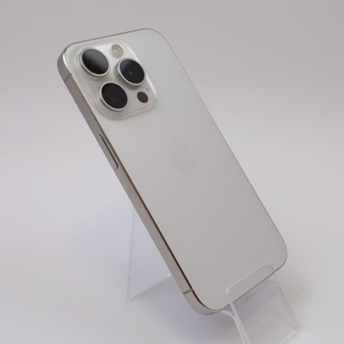 Apple iPhone 15 Pro 128GB Tytan biały (White Titanium) - Outlet - IPN15PWRM/E/6 - zdjęcie 1 z 5