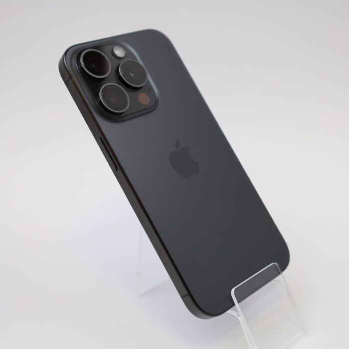 Apple iPhone 15 Pro 128GB Tytan czarny (Black Titanium) - IPN15PVRM/E/6 - zdjęcie 1 z 5