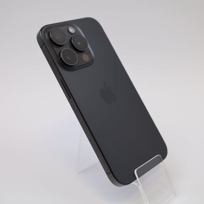 Apple iPhone 15 Pro 128GB Tytan czarny (Black Titanium) - IPN15PVRM/E/7 - zdjęcie 1 z 5