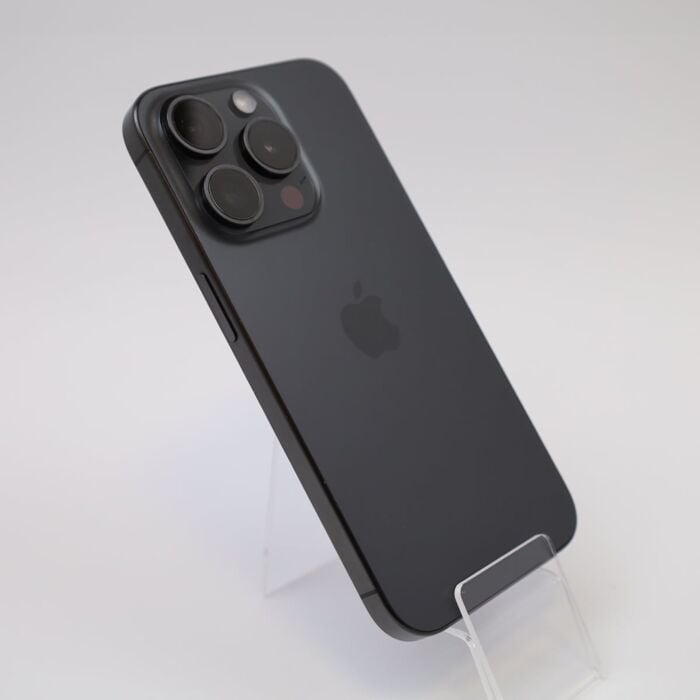 Apple iPhone 15 Pro 128GB Tytan czarny (Black Titanium) - IPN15PVRM/P/3 - zdjęcie 1 z 4