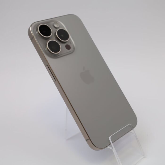 Apple iPhone 15 Pro 128GB Tytan naturalny (Natural Titanium) - IPN15PTRM/E/2 - zdjęcie 1 z 4