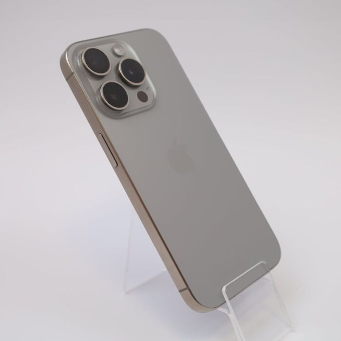 Apple iPhone 15 Pro 128GB Tytan naturalny (Natural Titanium) - IPN15PTRM/E/4 - zdjęcie 1 z 4