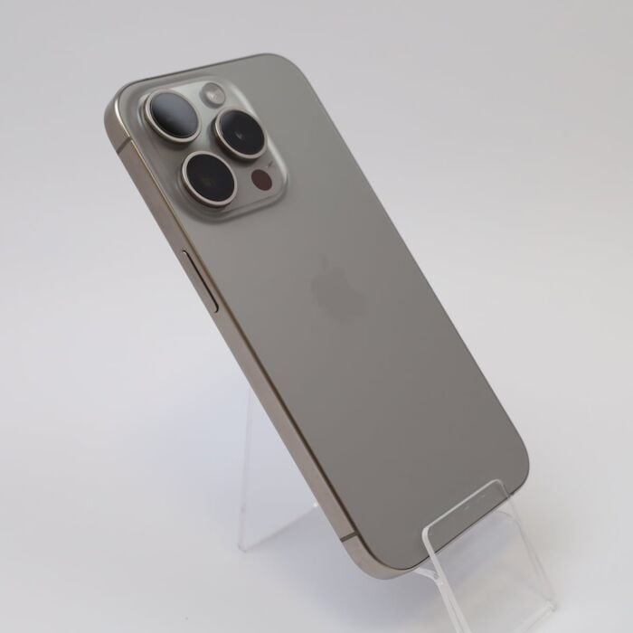 Apple iPhone 15 Pro 128GB Tytan naturalny (Natural Titanium) - IPN15PTRM/E/5 - zdjęcie 1 z 5