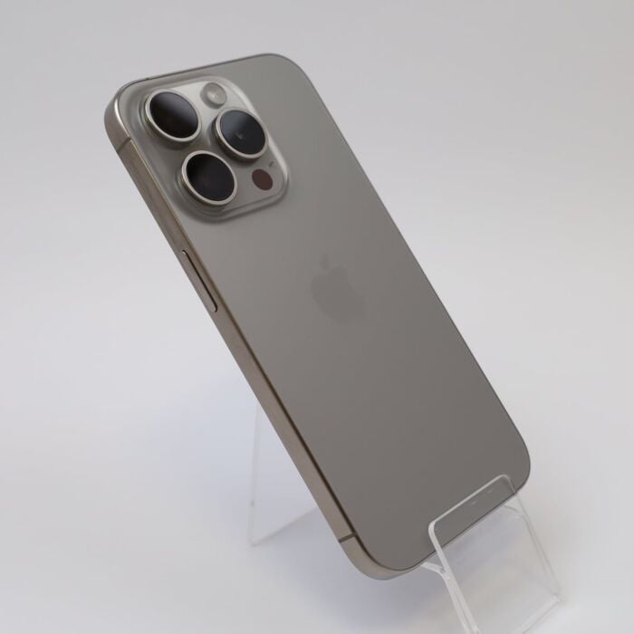 Apple iPhone 15 Pro 128GB Tytan naturalny (Natural Titanium) - IPN15PTRM/E/7 - zdjęcie 1 z 5