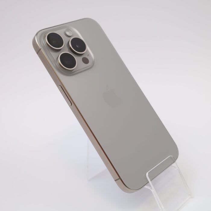 Apple iPhone 15 Pro 128GB Tytan naturalny (Natural Titanium) - IPN15PTRM/P/3 - zdjęcie 1 z 5