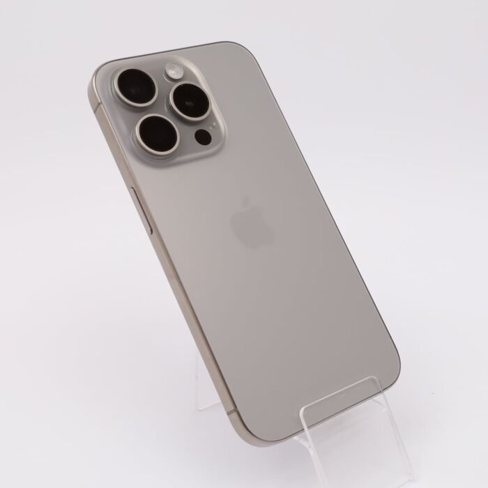 Apple iPhone 15 Pro 128GB Tytan naturalny (Natural Titanium) - Outlet - VMIPN15PTR/E - zdjęcie 1 z 6