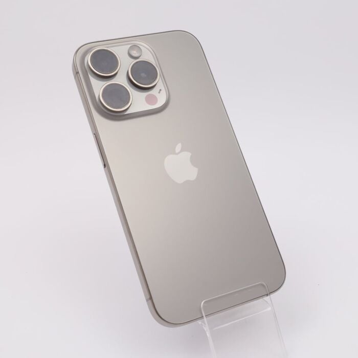 Apple iPhone 15 Pro 128GB Tytan naturalny (Natural Titanium) - Outlet - VMIPN15PTR/S - zdjęcie 1 z 6