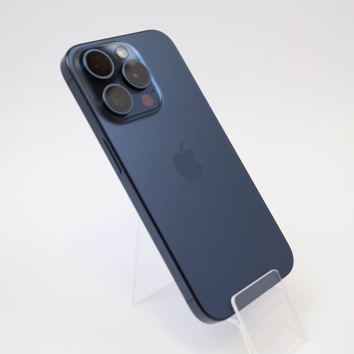 Apple iPhone 15 Pro 128GB Tytan błękitny (Blue Titanium) - IPN15PURM/E/1 - zdjęcie 1 z 5