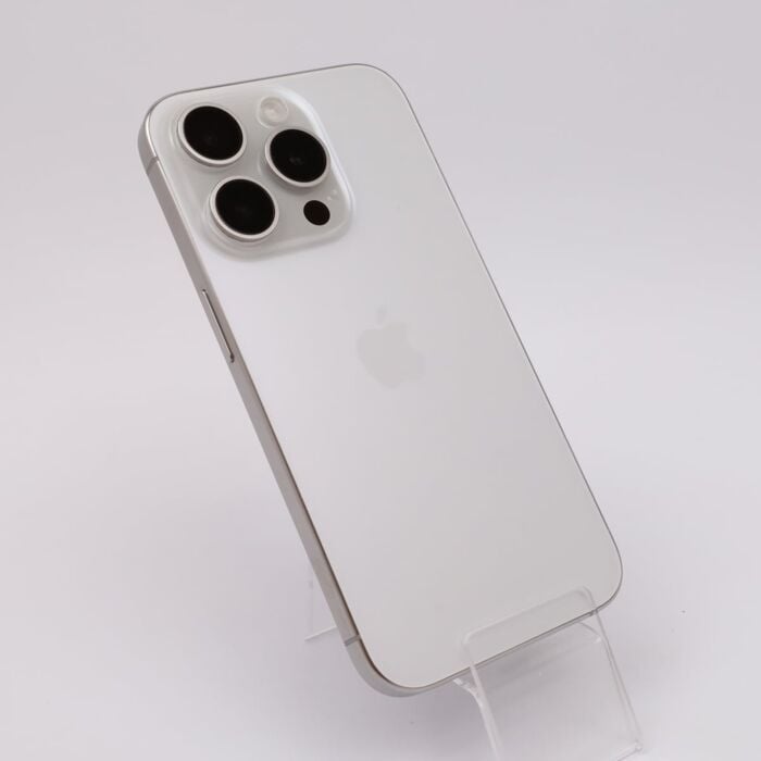 Apple iPhone 15 Pro 256GB Tytan biały (White Titanium) - Outlet - VMIPN15PWX/E - zdjęcie 1 z 6