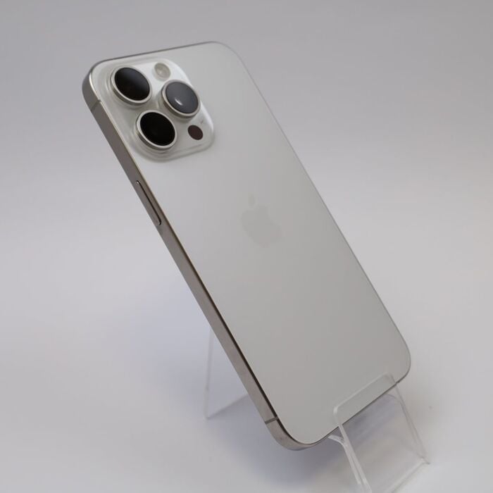 Apple iPhone 15 Pro Max 256GB Tytan biały (White Titanium) - IPN15PMWXM/E/1 - zdjęcie 1 z 5