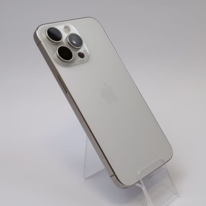 Apple iPhone 15 Pro Max 256GB Tytan biały (White Titanium) - IPN15PMWXM/P/1 - zdjęcie 1 z 5