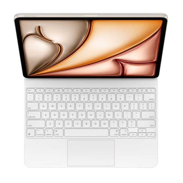Apple Klawiatura Magic Keyboard do iPada Air 13 (M3 / M2) – angielski (USA) - Biała - Outlet - MDFW4LB/A/X467 - zdjęcie 1 z 5