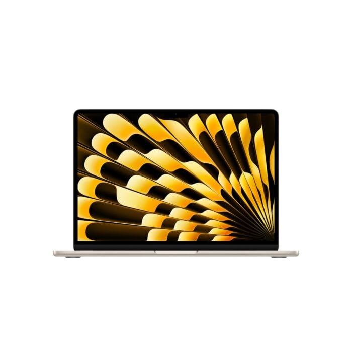 Apple MacBook Air 13" M5 10-core CPU + 10-core GPU / 24GB RAM / 512GB SSD / Klawiatura US / Księżycowa poświata (Starlight) – Outlet - MDHA4/P1/R1/US/M123 - zdjęcie 1 z 9