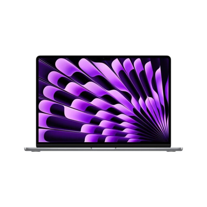 Apple MacBook Air 15 M3 8-core CPU + 10-core GPU / 8GB RAM / 256GB SSD / Klawiatura US / Gwiezdna szarość (Space Gray) – Outlet - MRYW3/A/US/M115 - zdjęcie 1 z 7