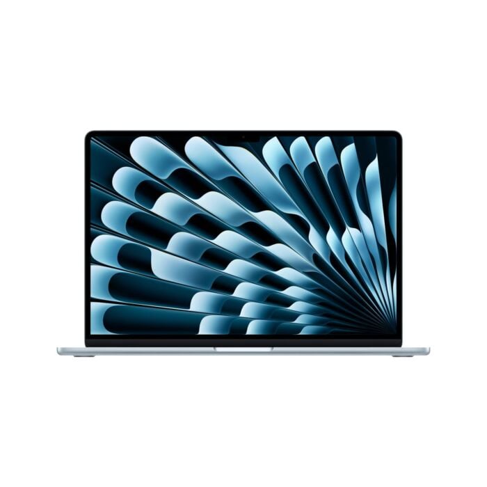 Apple MacBook Air 15" M4 10-core CPU + 10-core GPU / 16GB RAM / 256GB SSD / Klawiatura US / Błękitny (Sky Blue) - odnowiony (stan jak nowy - ASIS+) - Outlet - 5C7A4LL/A/M110 - zdjęcie 1 z 11