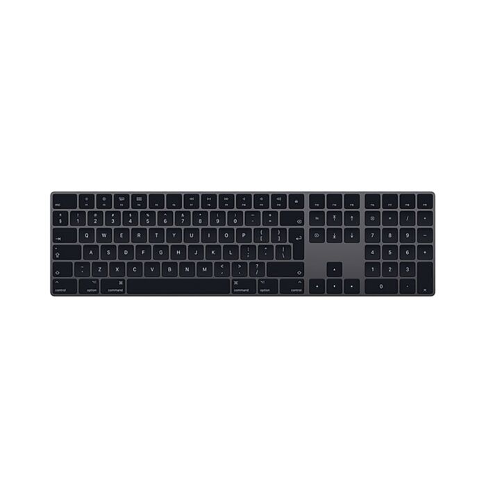 Apple Magic Keyboard Klawiatura Magic Keyboard z klawiaturą numeryczną - angielski brytyjski - Gwiezdna szarość - Outlet - MRMH2B/R - zdjęcie 1 z 1