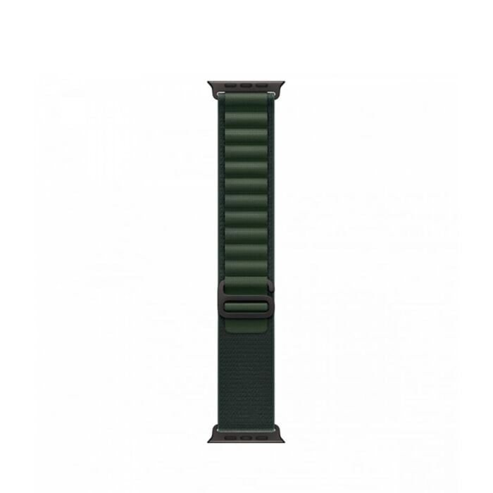 Apple Opaska Alpine w kolorze ciemnozielonym do koperty 49 mm z elementami z tytanu w kolorze czarnym – rozmiar S - MYPQ3ZM/A - zdjęcie 1 z 3