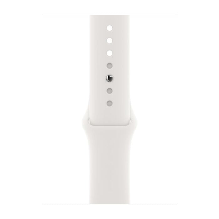 Apple Pasek sportowy  w kolorze białym do koperty 38mm / 40mm / 41mm / 42mm - rozmiar S/M/L – Outlet - 923-02558/X614 - zdjęcie 1 z 3