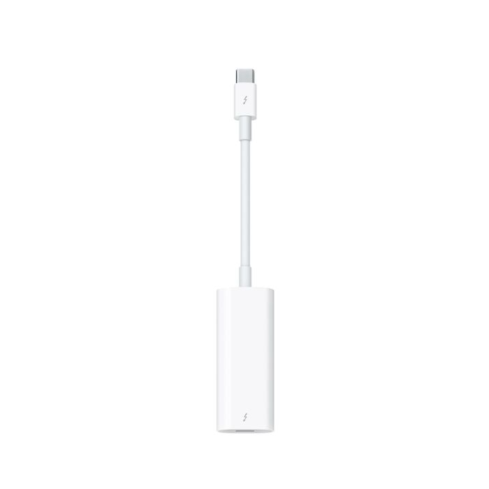 Apple Przejściówka z portu Thunderbolt 3 USB-C na Thunderbolt 2 - Biała – Outlet - MYH93ZM/A/X433 - zdjęcie 1 z 3